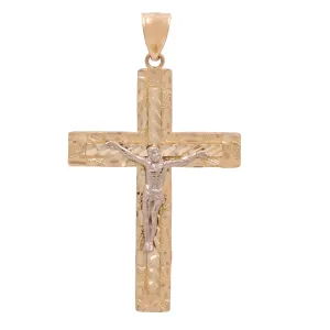 10K Yellow Gold Jesus Christ Pendant