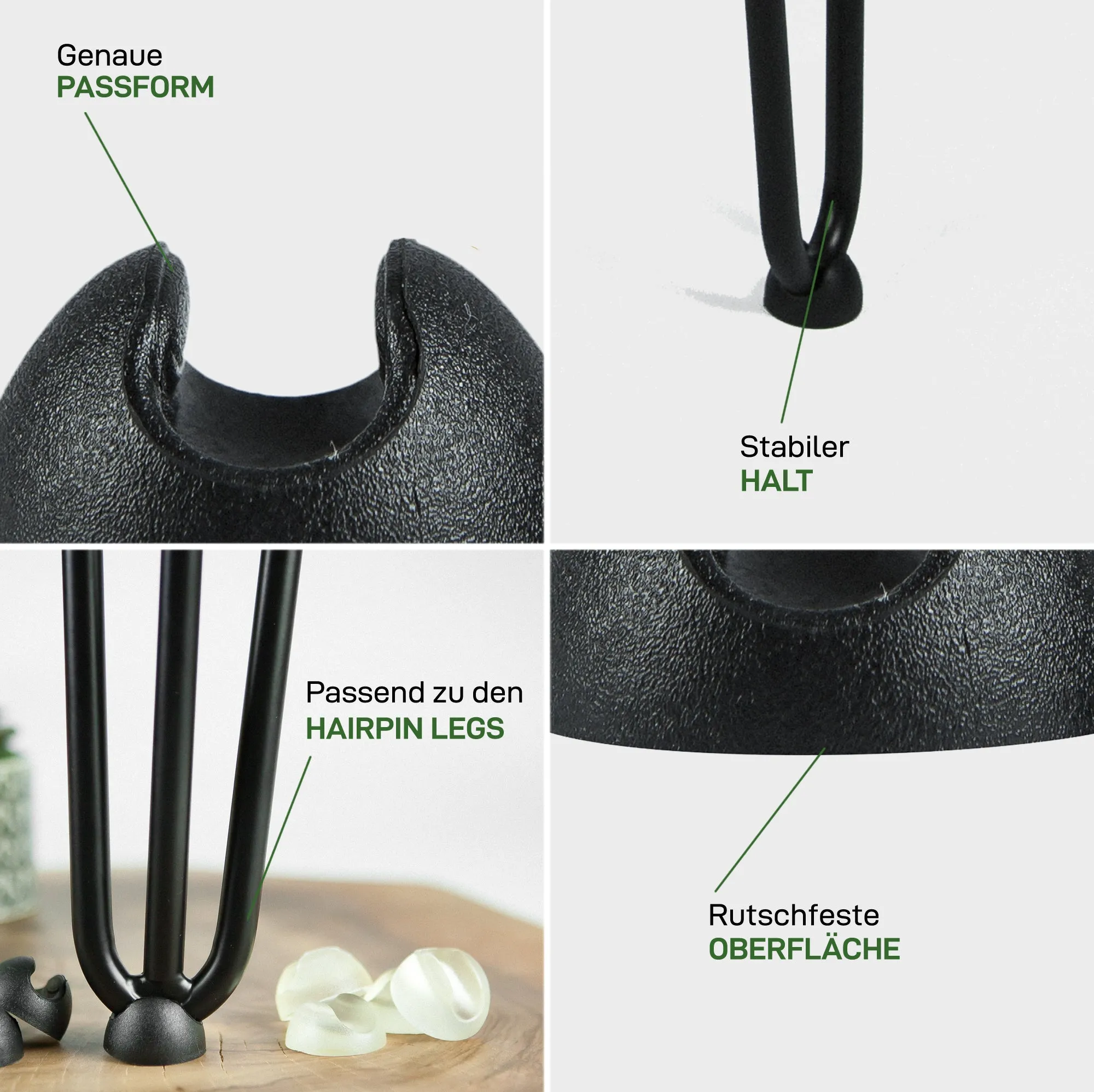 4er Set Bodenschutz für HAIRPIN Legs