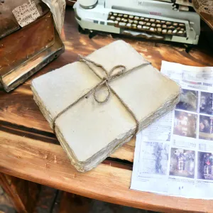 50 Sheets Handmade Paper (Off White Tone)