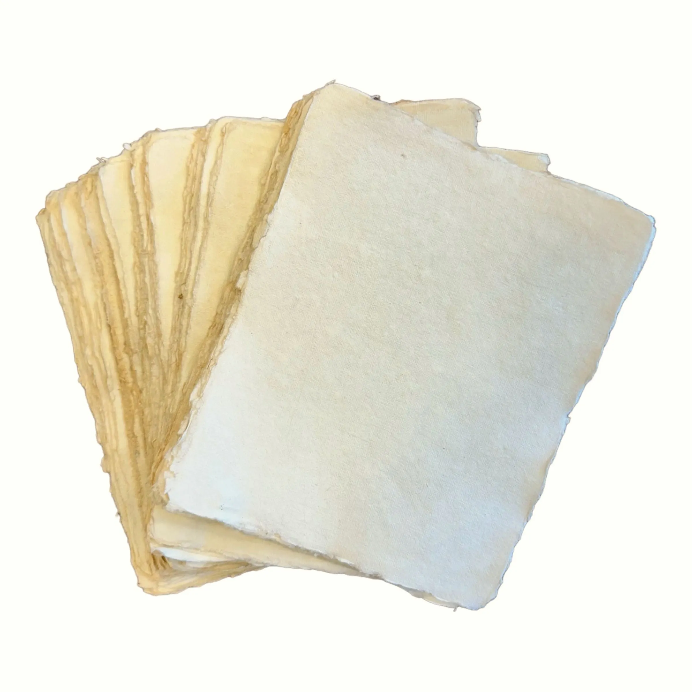 50 Sheets Handmade Paper (Off White Tone)