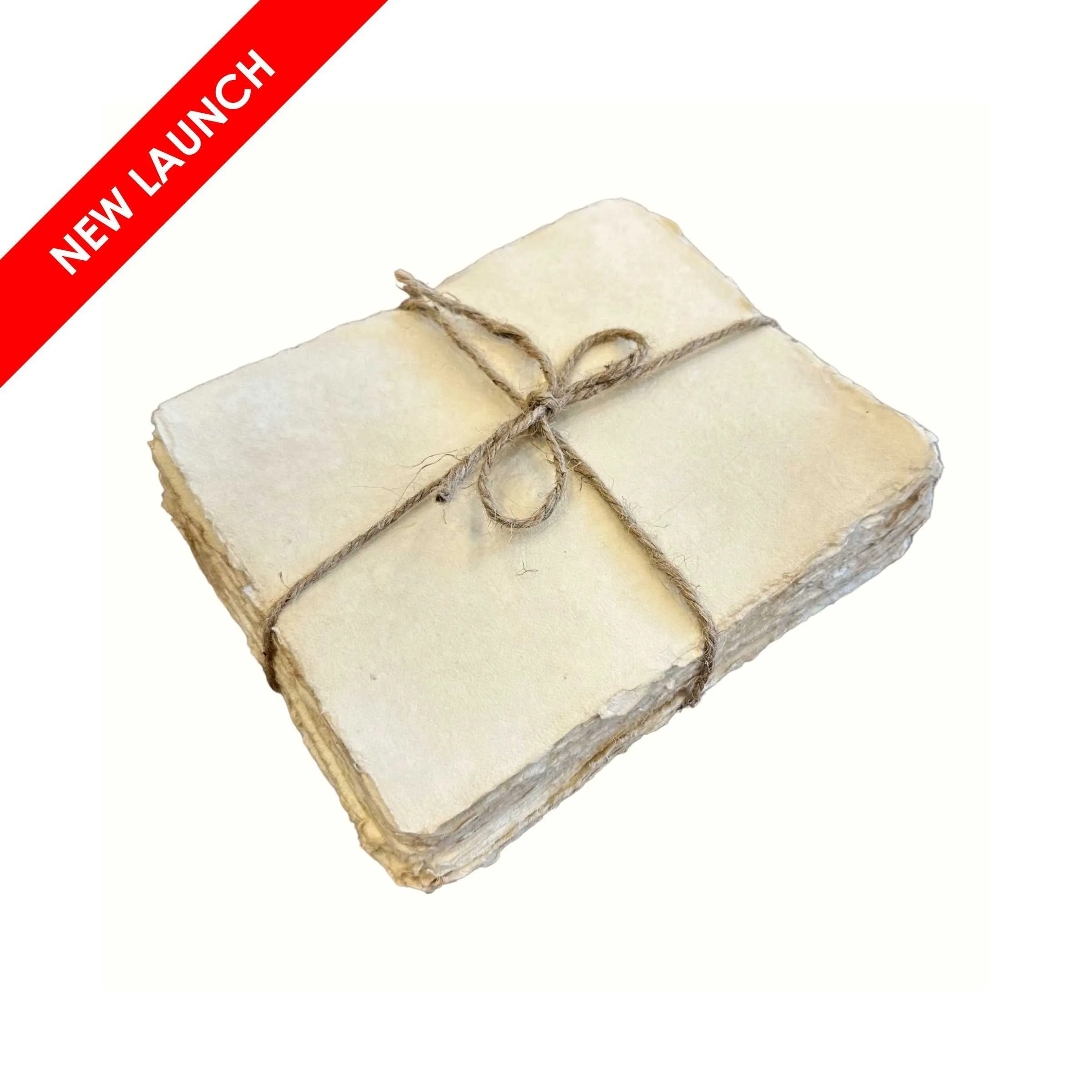 50 Sheets Handmade Paper (Off White Tone)
