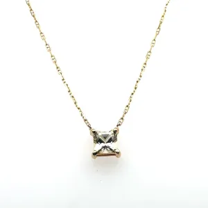 .60 ct Yellow Sapphire Set 14k Yellow Gold necklace Regard Jewelry Austin, Texas