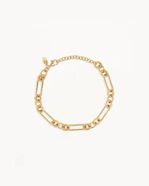 BC Shield Bracelet Gold