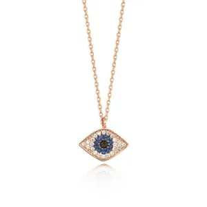 BLUE EYES EVIL EYE NECKLACE