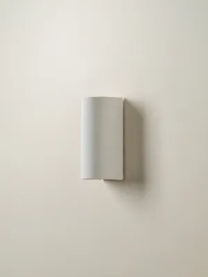 Folia - natural linen single wall light