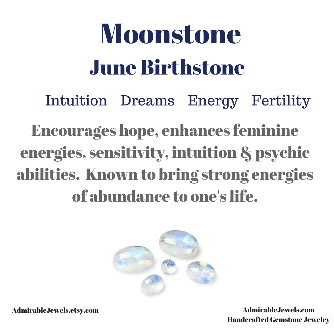 Gray Moonstone Pendant Necklace