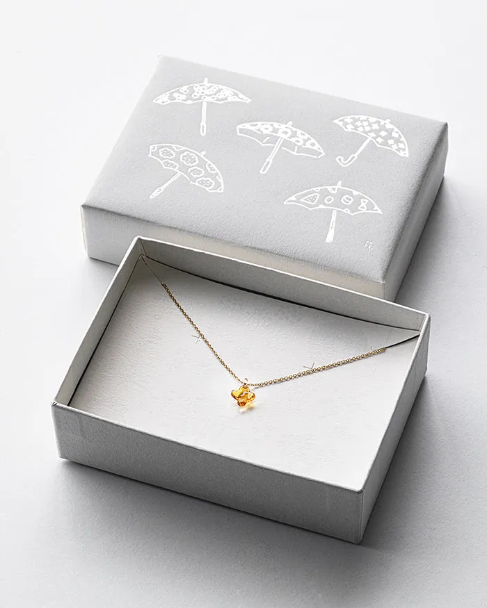HARIO LWF Necklace - Little Amber Osmanthus (HAII-KA-N)
