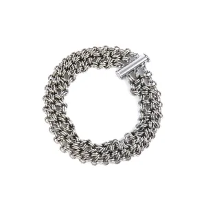 Japanese Chain Mail Weave Bracelet - Anjo Designs
