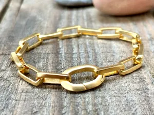 Long Box Chain Bracelet