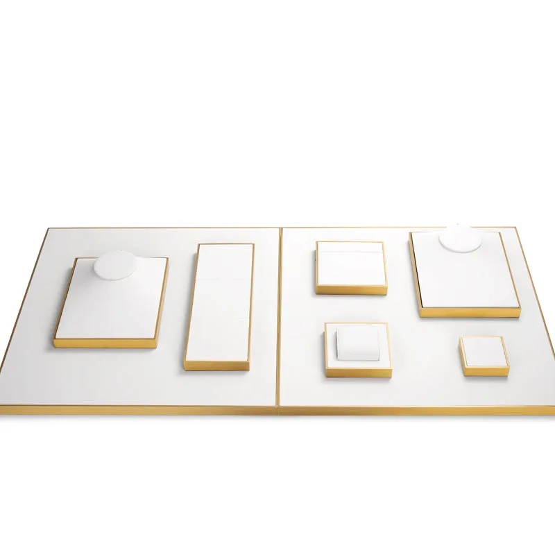 Luxury White Metal Jewelry display Set TT073