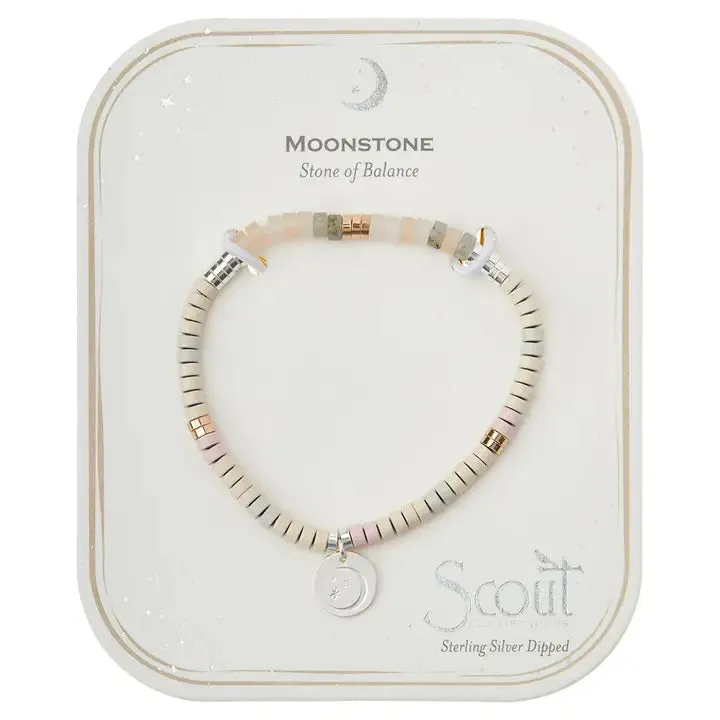 Moonstone Stone of Balance Bracelet