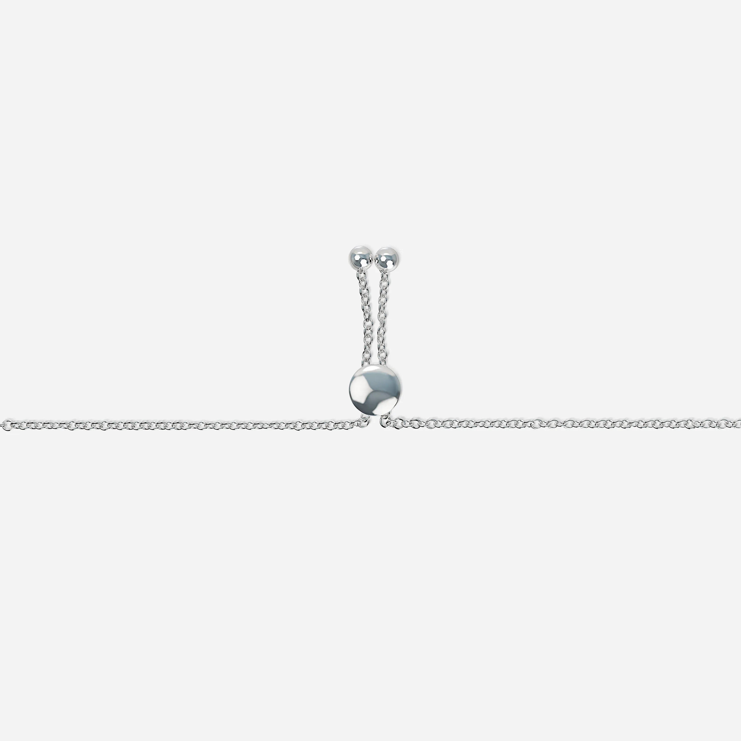 Paperclip Charm Bolo Bracelet