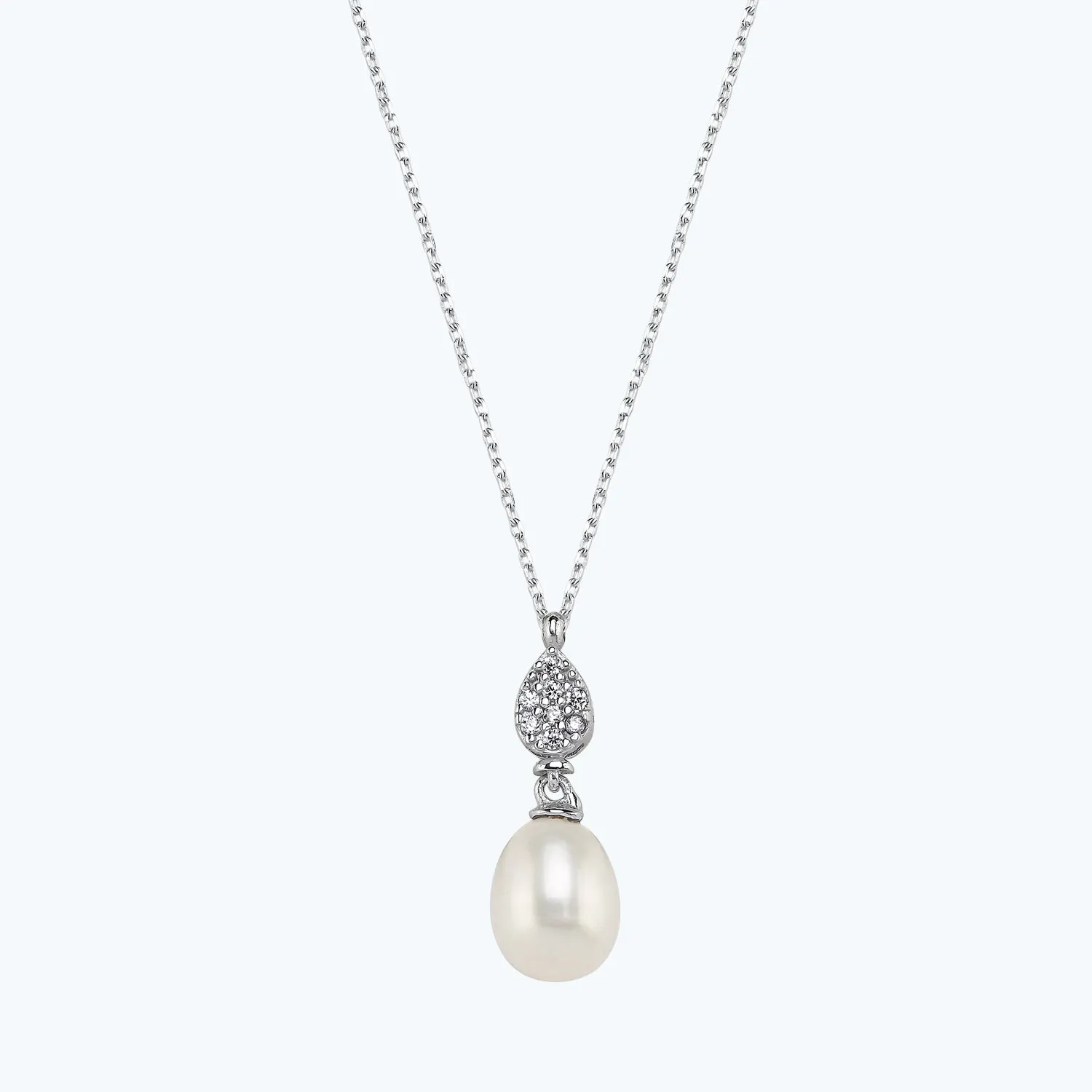 Pearl Drop Gold Necklace