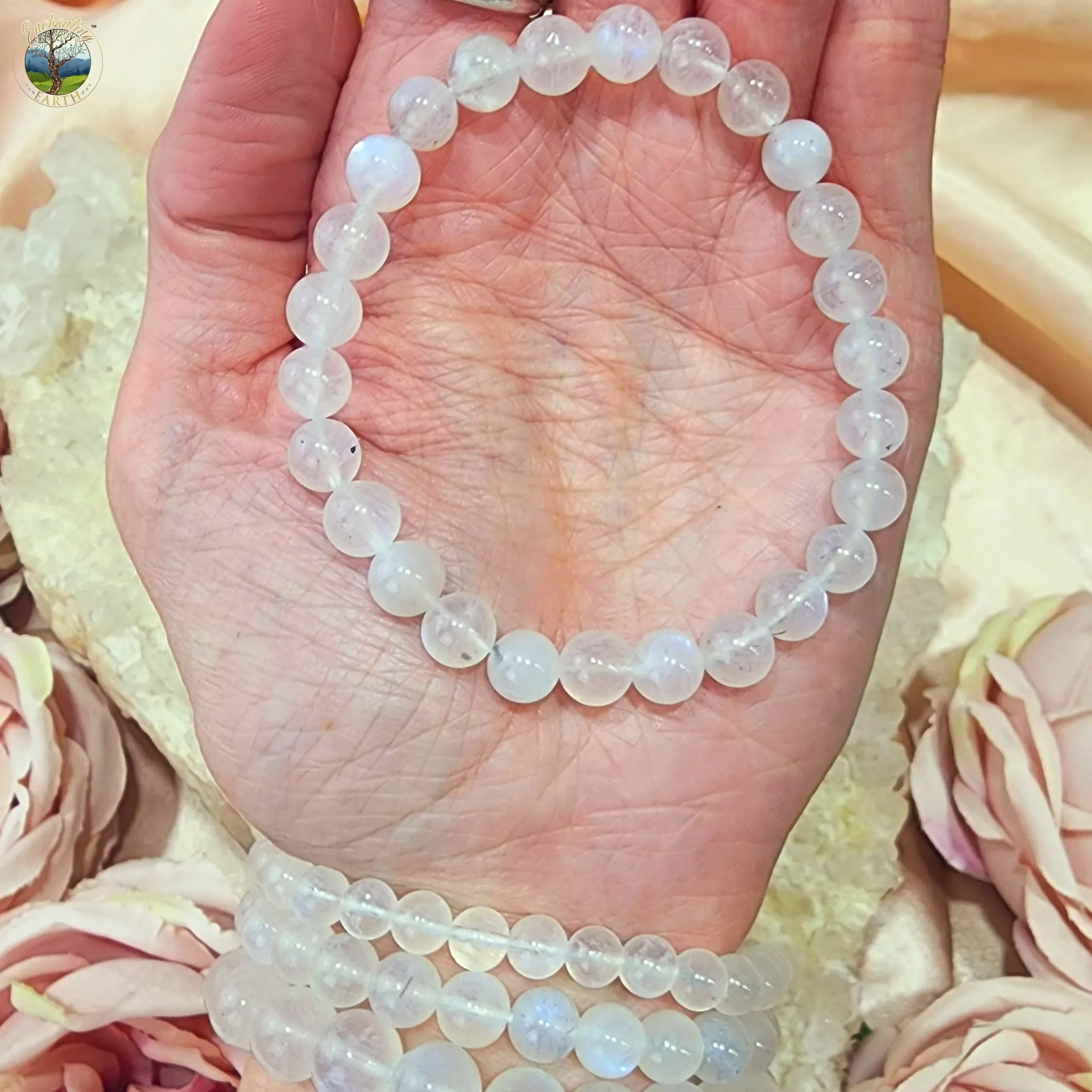 Rainbow Moonstone Bracelet (AAA Grade) for New Beginnings