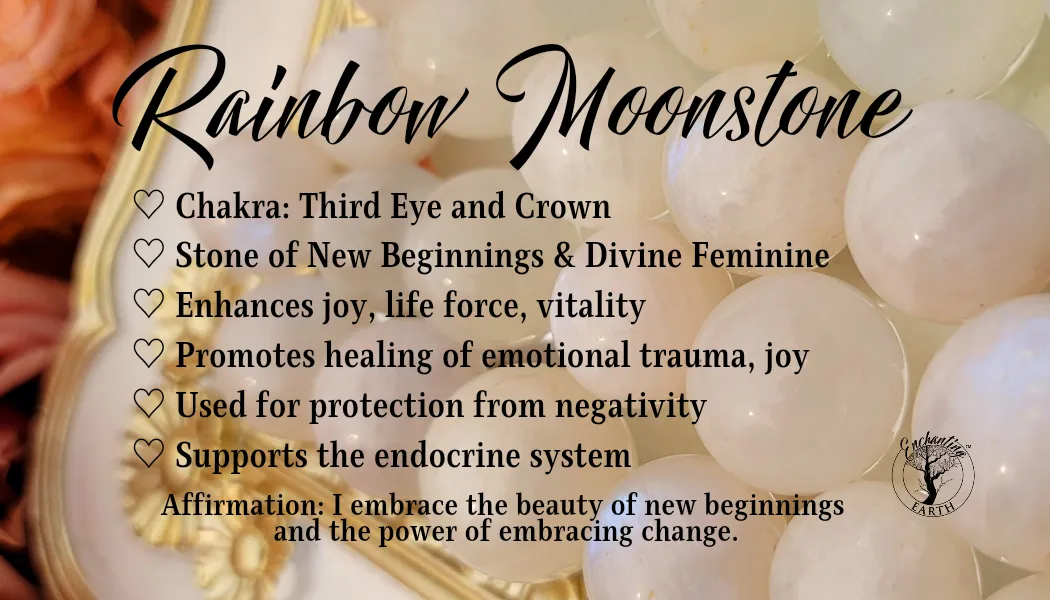 Rainbow Moonstone Bracelet (AAA Grade) for New Beginnings