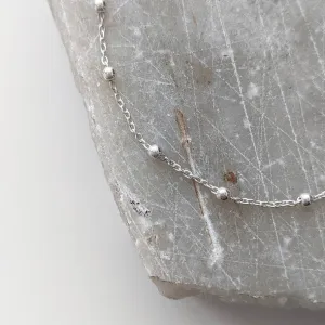 Sterling Silver Satellite Chain Bracelet