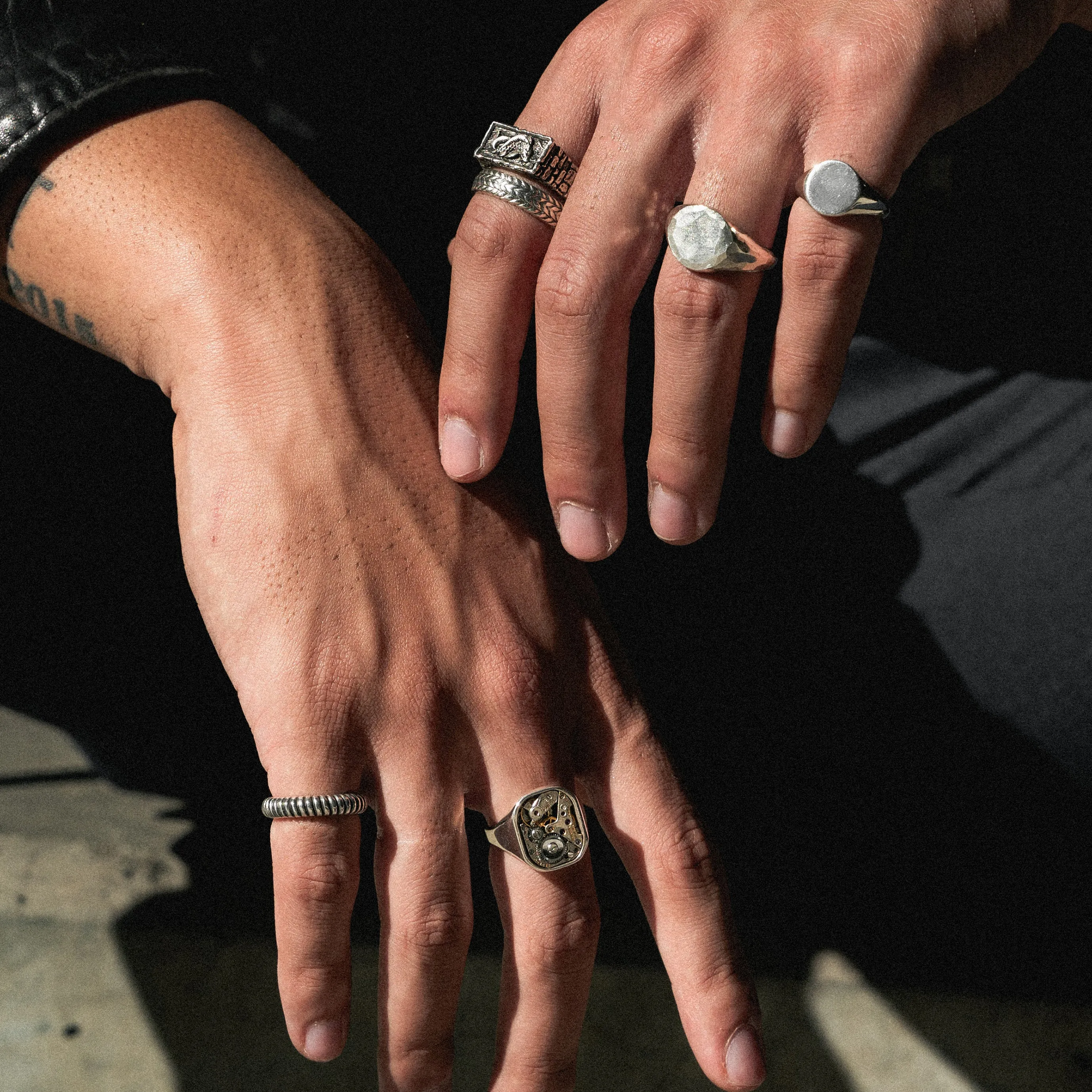 Sterling Silver Stackable Rings - WEAVE