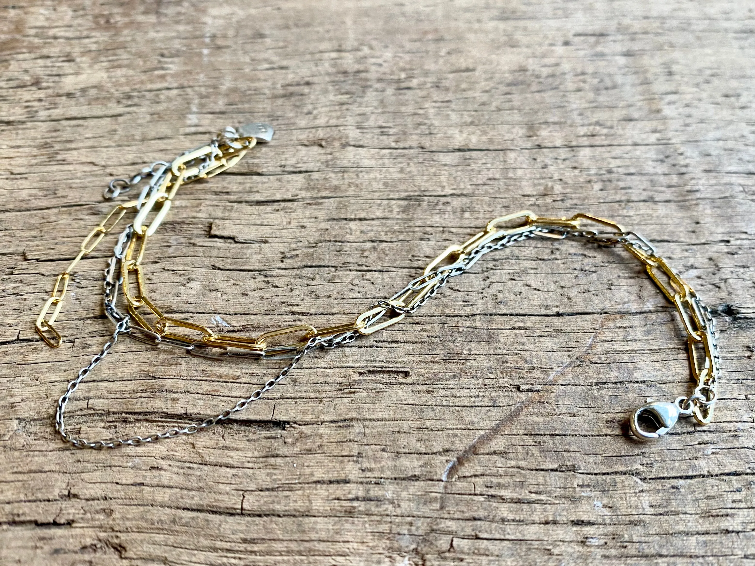 Tangled Mixed Chain Bracelet