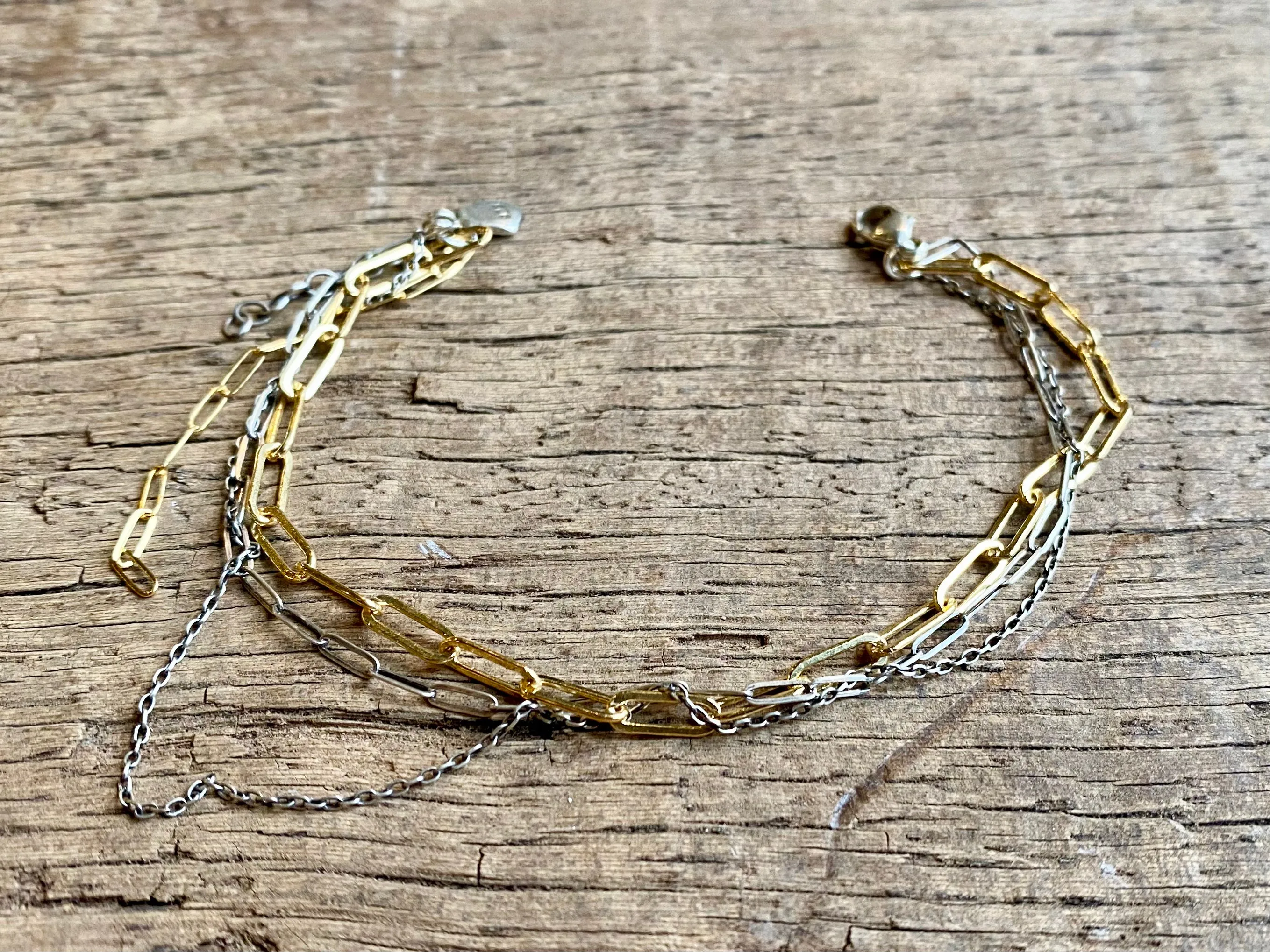 Tangled Mixed Chain Bracelet