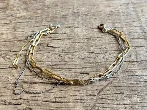 Tangled Mixed Chain Bracelet