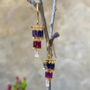 The Verdent Heart Gouffre Earrings Amethyst