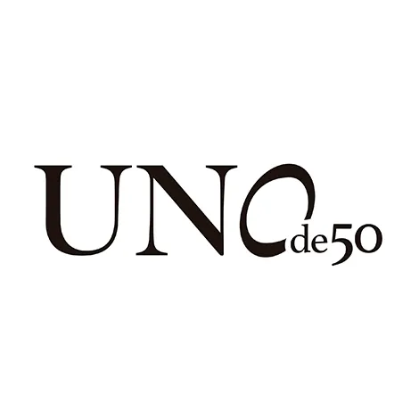 UNOde50 Semi-rigid Sterling silver-plated Bracelet with Coral Leather